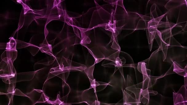 Темно Фиолетовый Дым Фоне Анимации Модель Рендеринга Компьютера — стоковое видео