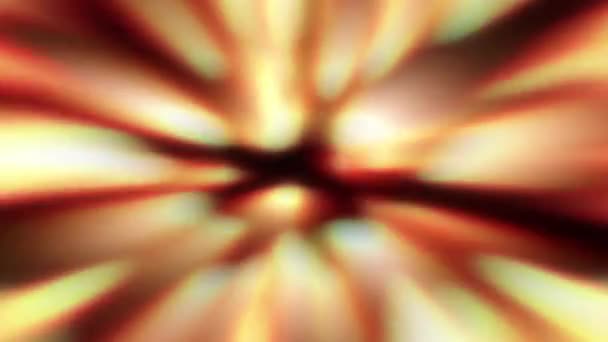 Оранжевый Хроматический Луч Светится Фоне Анимации Модель Рендеринга Компьютера — стоковое видео