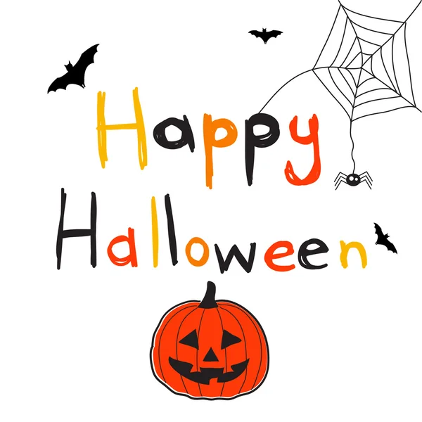 Feliz Halloween. — Vector de stock