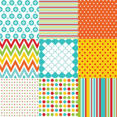 Kumaş dokusuna sahip kusursuz desenler