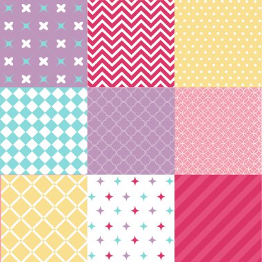 Kumaş dokusuna sahip kusursuz desenler