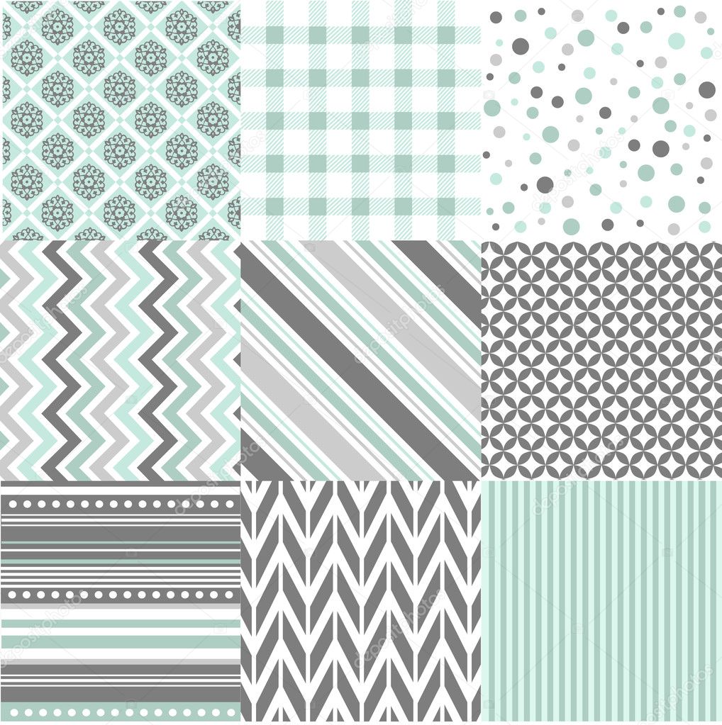 Seamless patterns with fabric texture