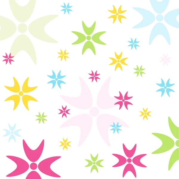 Patrón floral sin costuras, fondo de pantalla — Vector de stock