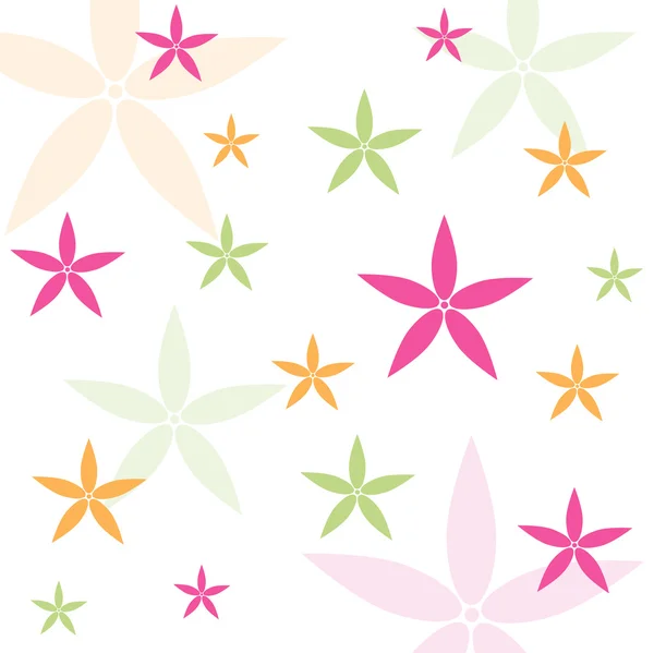 Patrón floral sin costuras, fondo de pantalla — Vector de stock