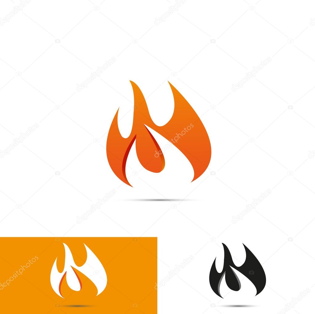 Fire icon set
