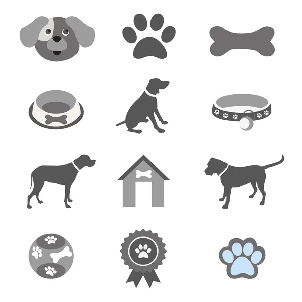 Pet icons set — Stock Vector