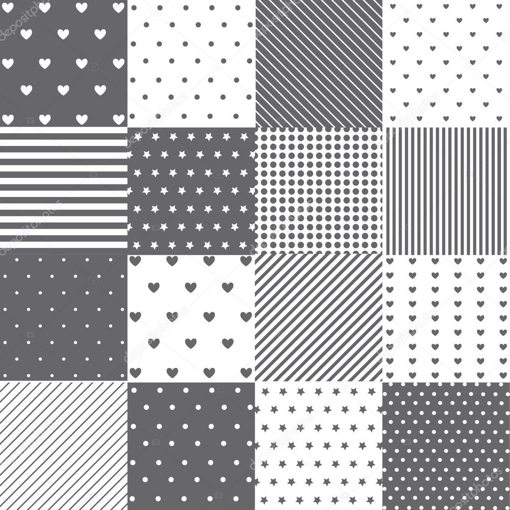 Seamless pattern set