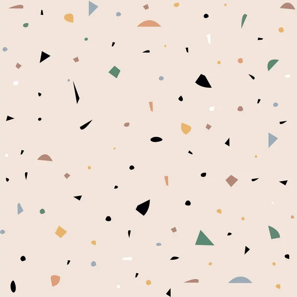 Fondo Patrón Sin Costuras Con Formas Orgánicas Abstractas Estilo Collage — Vector de stock