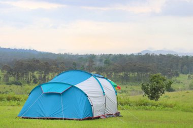 Holiday camping at Thung Salaeng Luang National Park, Thailand