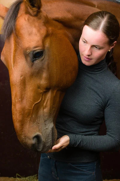 Lekkernij te paard — Stockfoto