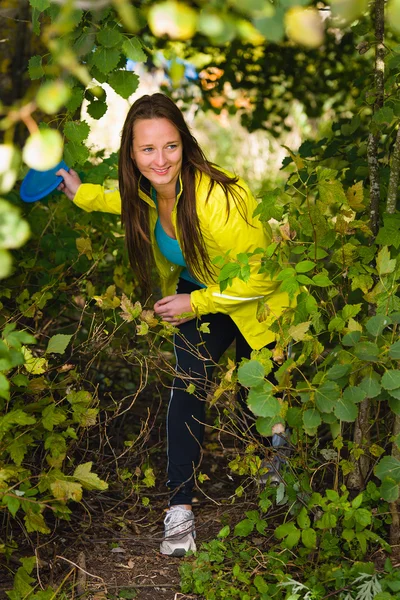 Disc in bush — Stock Photo, Image