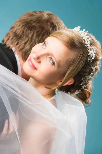 Мечтающая невеста — стоковое фото