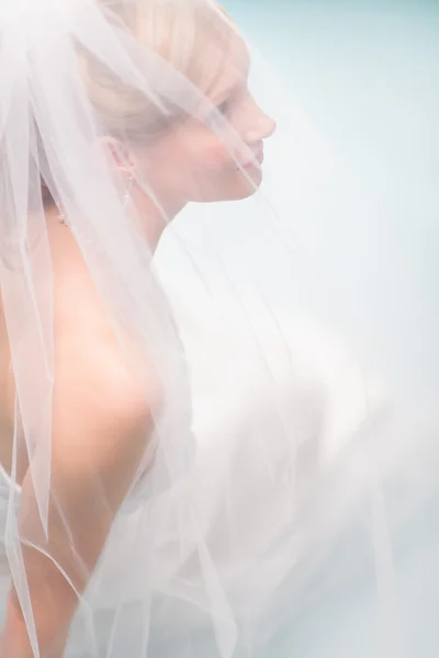 Lonely bride — Stock Photo, Image