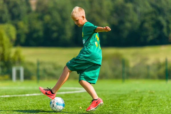 Giocatore di calcio — Foto Stock