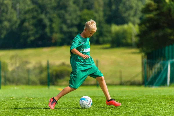 Fotbollsspelare — Stockfoto