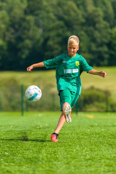 Giocatore di calcio — Foto Stock