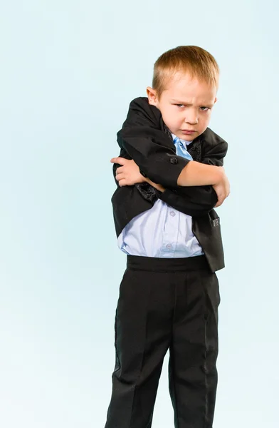 Unglücklicher kleiner Junge — Stockfoto