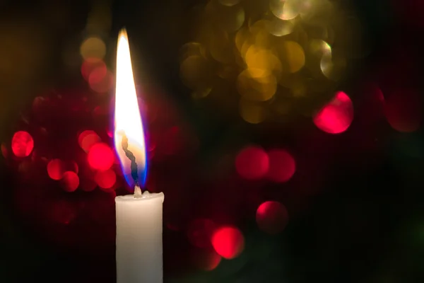 Vela de árbol de Navidad — Foto de Stock