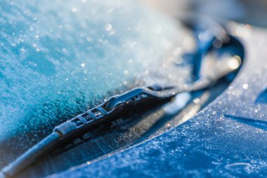 Frozen windshield clipart