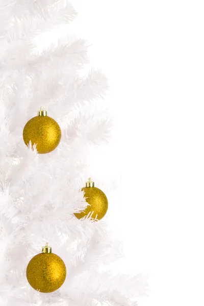 White Christmas tree — Stock Photo, Image