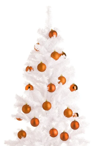 White Christmas tree — Stock Photo, Image