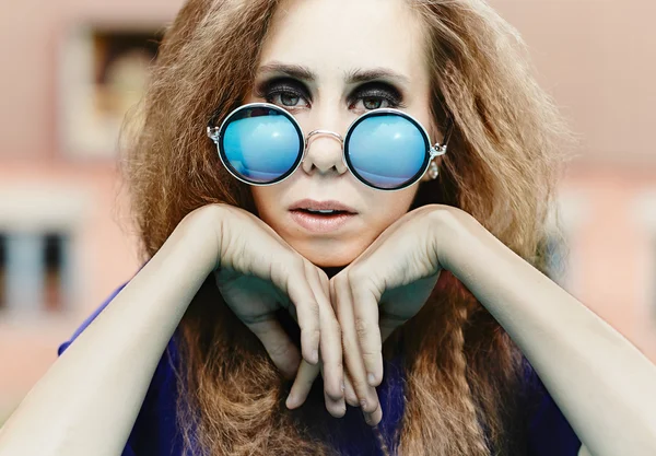 Ragazza hippie — Foto Stock