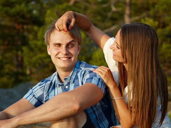 Young couple together — Stock Photo, Image