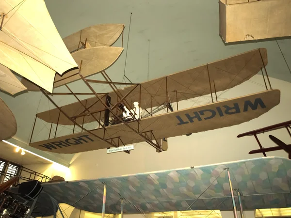 Modelvliegtuig bij deutsches museum — Stockfoto