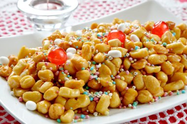 struffoli Napoliten gıda