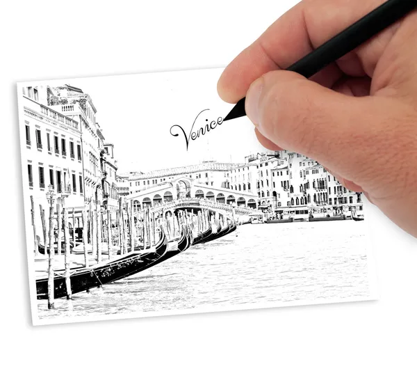 Zeichnung von Venedig — Stockfoto