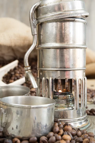 Old coffee pot — Stock Photo, Image