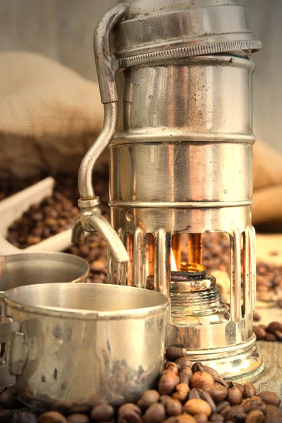 Old coffee pot — Stock Photo, Image