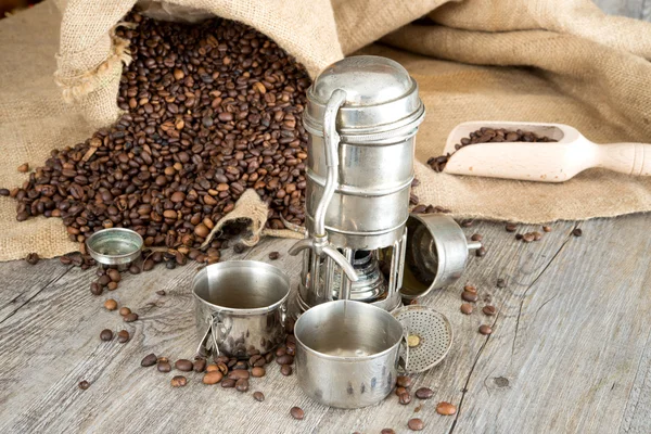 Old coffee pot — Stock Photo, Image