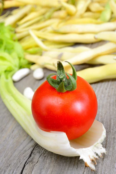 Frische weiße Bohnen — Stockfoto