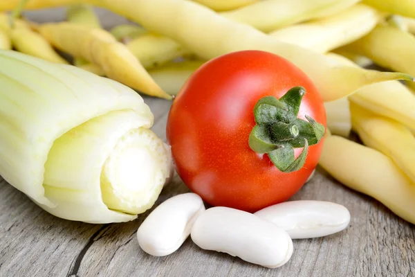 Frische weiße Bohnen — Stockfoto