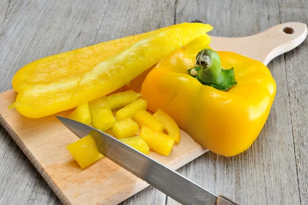 Paprika žlutá freh solmizační — Stock fotografie