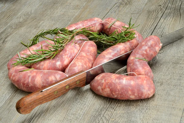 Salsichas de porco — Fotografia de Stock