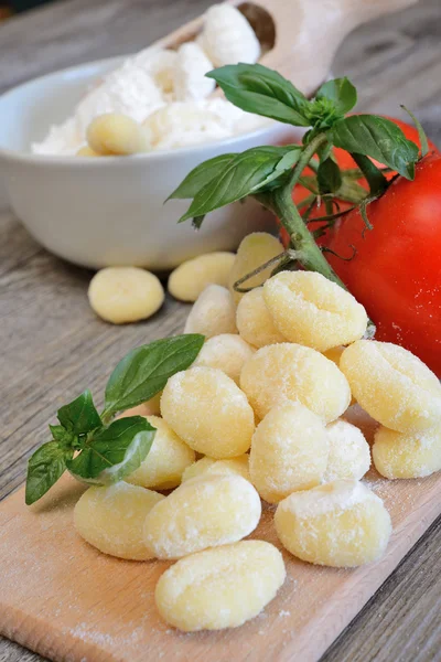 Rå pasta dumplings — Stockfoto