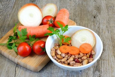 çorba için malzemeler