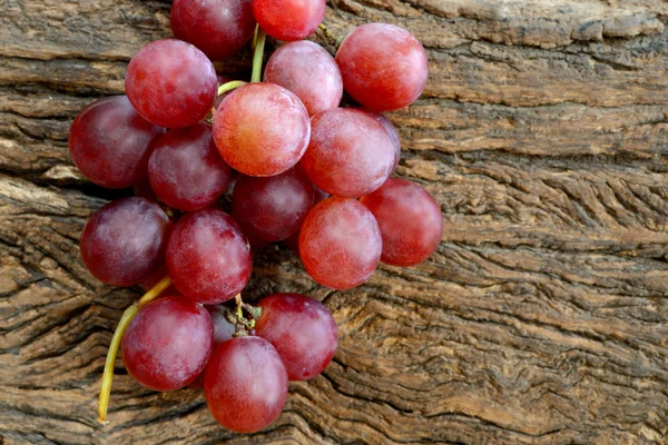 Vinho rosa e uvas — Fotografia de Stock