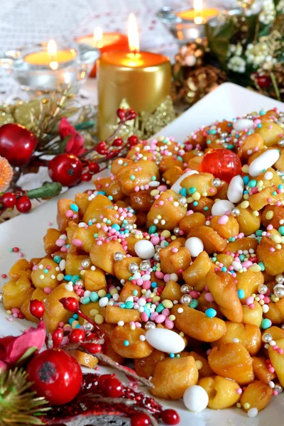 Struffoli — 图库照片