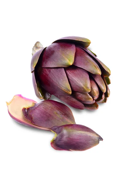 Artichokes on white background — Stock Photo, Image