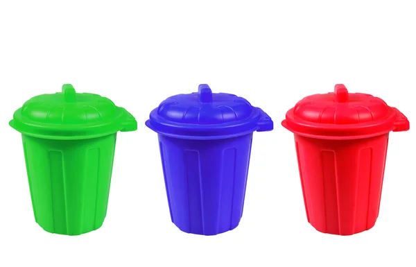 Colored bin — Stock Photo, Image
