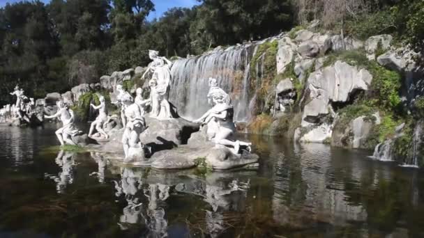 Водопад Казерты — стоковое видео