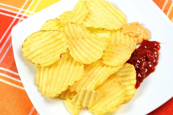 Knusprige Chips — Stockfoto