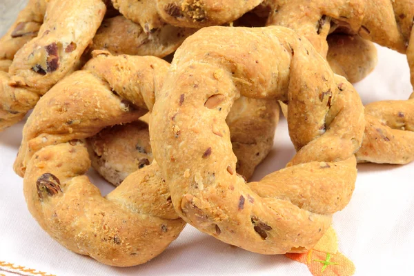 Taralli fűszeres cookie-k — Stock Fotó