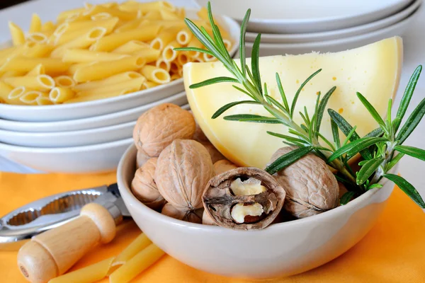 Ingrediens för pasta — Stockfoto