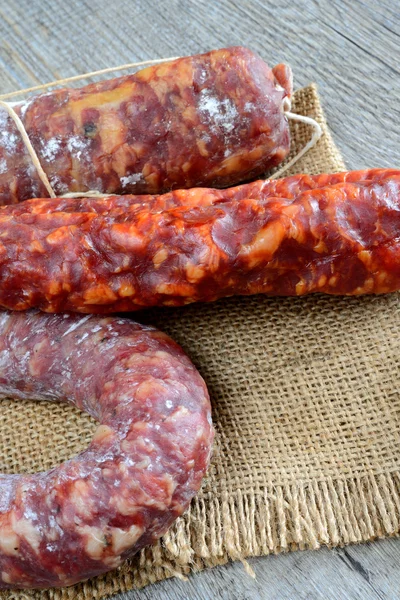 Salami genuino — Foto de Stock