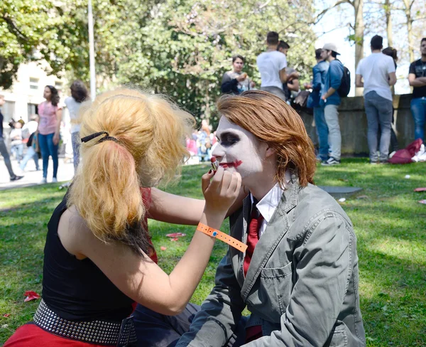 Comicon Neapel Italien 2014 — Stockfoto