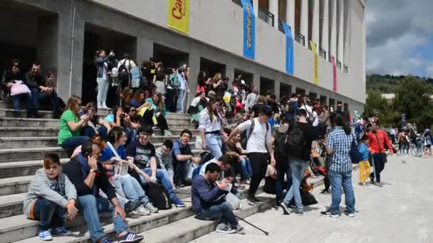 Comicon 2014 Nápoles — Vídeo de Stock